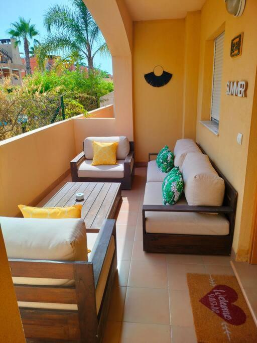 Bajo Con Jardin A Pie De Playa Y Piscina Comunitaria Con Jacuzzi Appartement Playas de Vera Buitenkant foto
